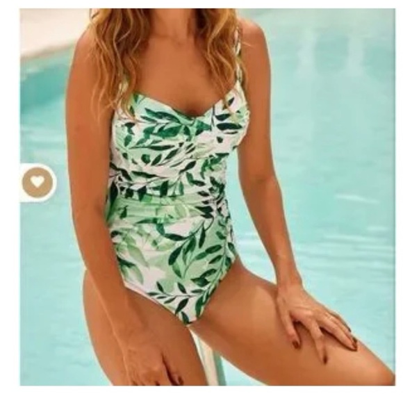 Nip Tuck Other - Nip Tuck Swim Joanne one piece bathing suit padded cups adjustable straps 8 NWT